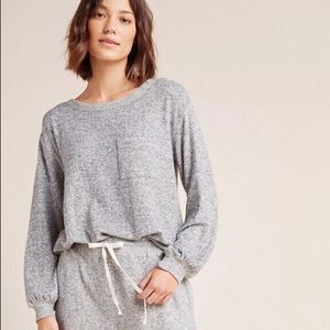 Hacci Anthropologie Pullover Pocket Sweatshirt XS